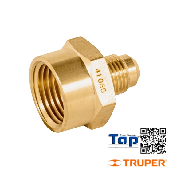 Imagen de NIPLE CAMPANA LATON 008 5/16"X013 1/2" FOSET