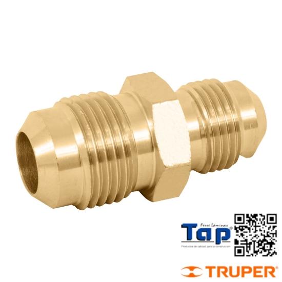 Imagen de NIPLE UNION LATON 009 3/8"X013 1/2" FOSET