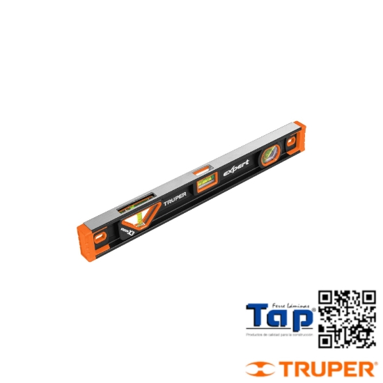 Imagen de NIVEL  450 18" MAGNETICO C PROTECCION TPR TRUPER EXPERT