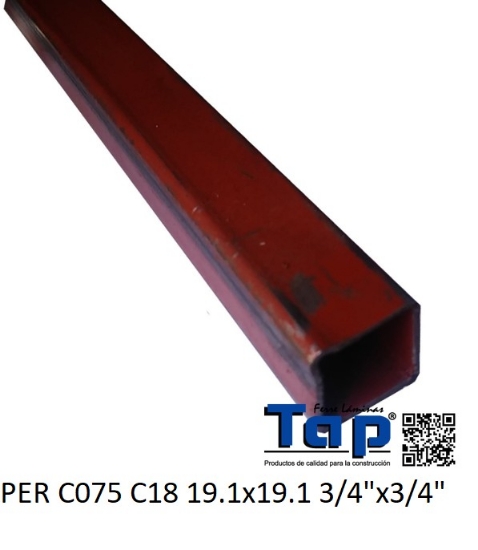 Imagen de PER C075 C18 19.1x19.1 3/4"x3/4"