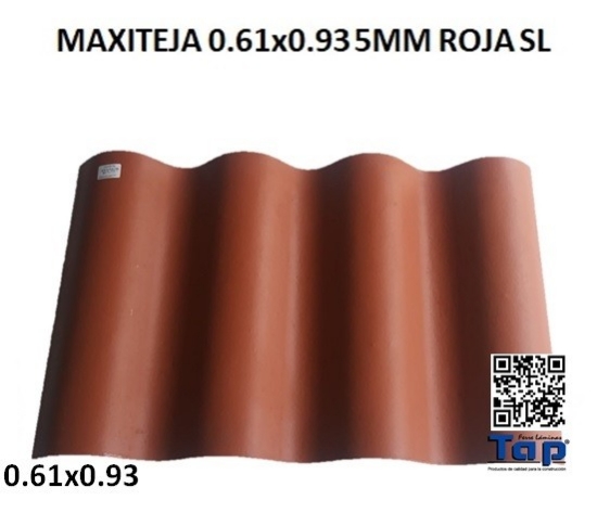Imagen de MAXITEJA 0.61x0.93 5MM ROJA SL