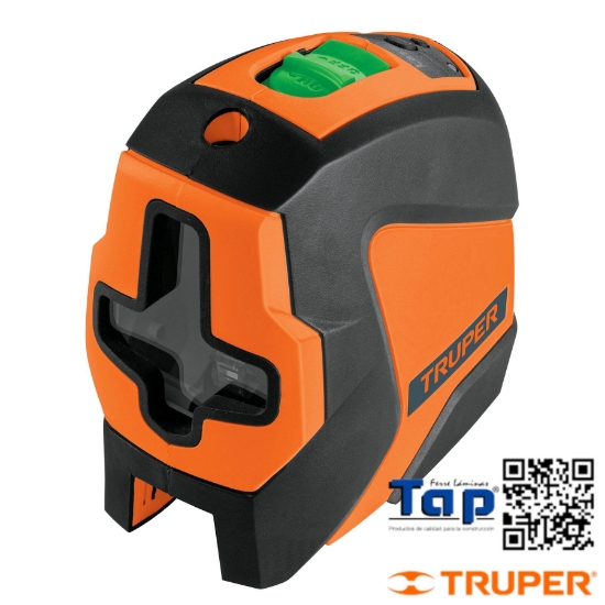 Imagen de NIVEL LASER C ALCANCE 30 M Y 2 PUNTOS PLOMADA PILAS
