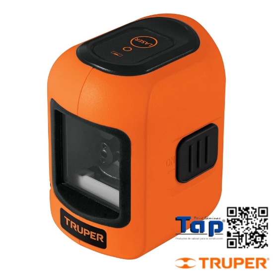 Imagen de NIVEL LASER ROJO C ALCANCE 10 M PILAS TRUPER