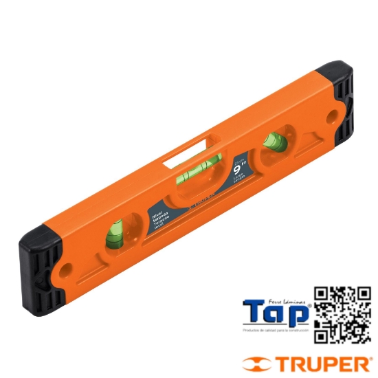 Imagen de NIVEL TORPEDO 225 9" MAGNETICO CUERPO ABS TRUPER