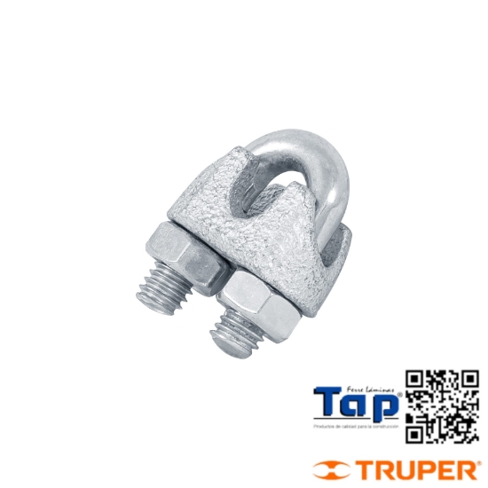 Imagen de NUDOS (PERROS) HIERRO P CABLE 006 1/4" BLISTER C 2