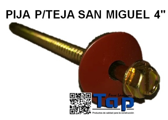 Imagen de PIJA P/TEJA SAN MIGUEL 4"