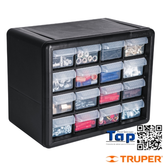 Imagen de ORGANIZADOR C 16 GAVETAS TRUPER
