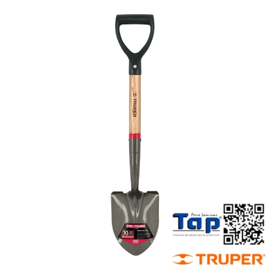 Imagen de PALA CAJUELERA REDONDA PUÑO "D" MANGO MAD TRUPER