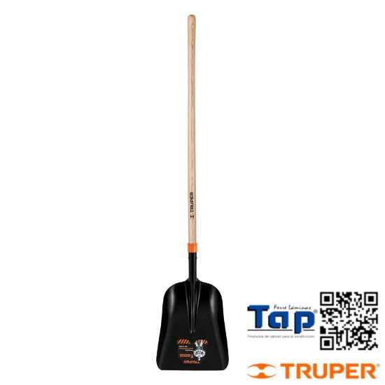Imagen de PALA CARBONERA CHICA T-2000 C MANGO LARGO 43" TRUPER