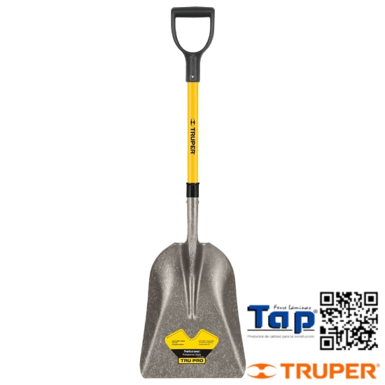 Imagen de PALA CARBONERA TRU GLASS PUÑO "Y" MANGO FIBRA VIDRIO