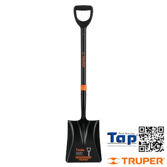 Imagen de PALA CUA T-2000 PUÑO "Y" MANGO FIBRA VIDRIO TRUPER