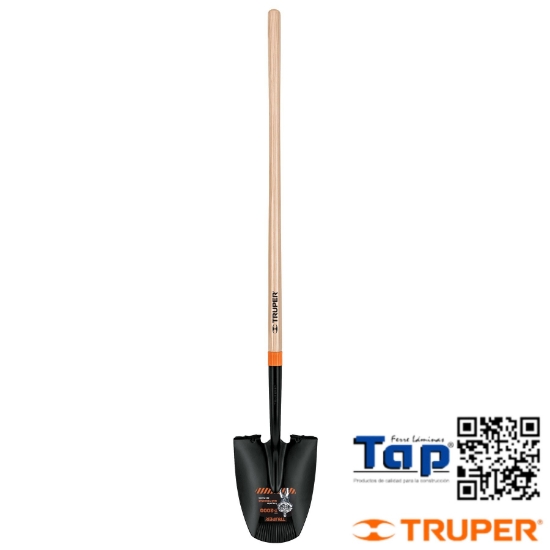 Imagen de PALA REDONDA T-2000 MULTIFUNCION MANGO LARGO 45" TRUPER