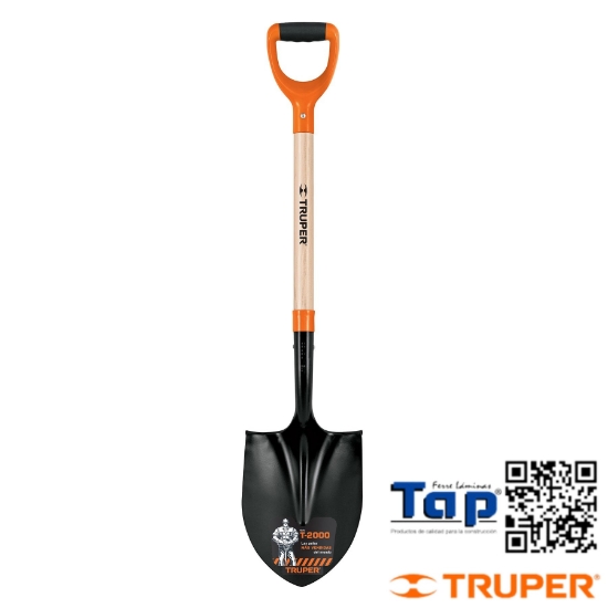Imagen de PALA REDONDA T-2000 PUÑO "Y" TRUPER
