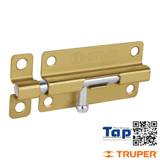 Imagen de PASADOR BARRIL ACERO LATON 050 2" HERMEX