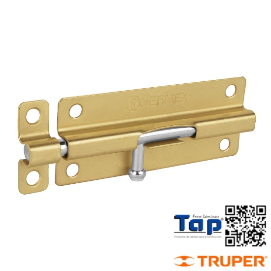Imagen de PASADOR BARRIL ACERO LATON 125 5" HERMEX