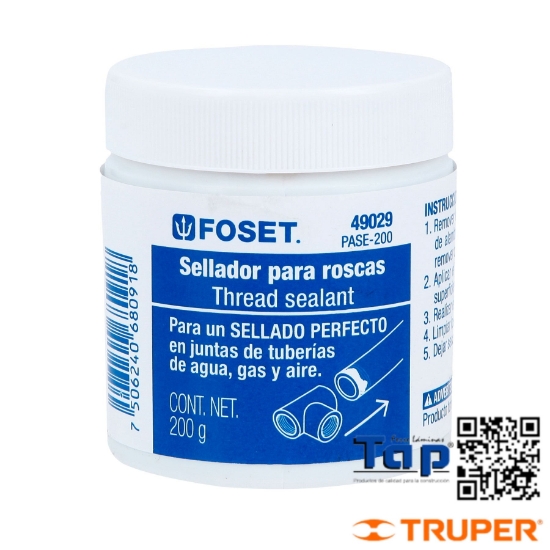 Imagen de PASTA SELLADOR ROSCAS 200 G FOSET