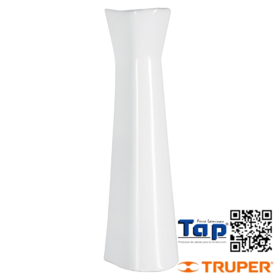 Imagen de PEDESTAL CERAMICO P LAVABO BLANCO FOSET