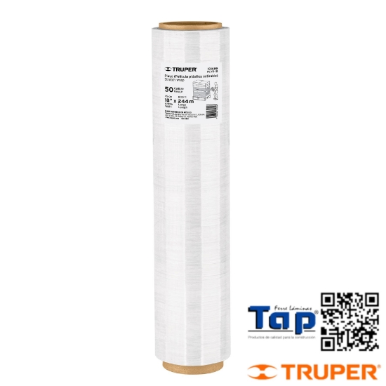 Imagen de PELICULA  PCO ESTIRABLE ANCHO 450 18" CAL 50 ROLLO 244M
