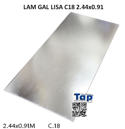 Imagen de LAM GAL LISA C18 2.44x0.91