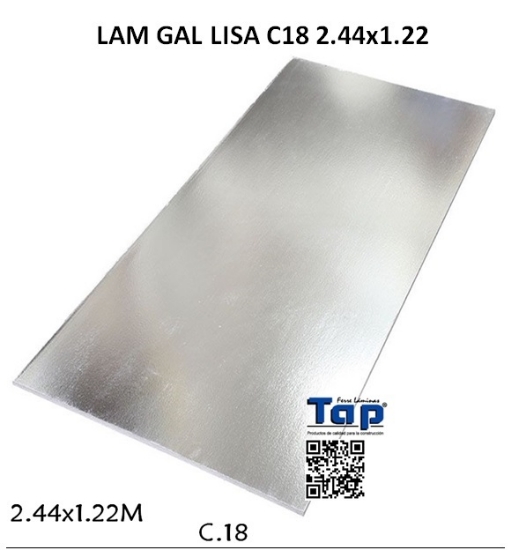 Imagen de LAM GAL LISA C18 2.44x1.22