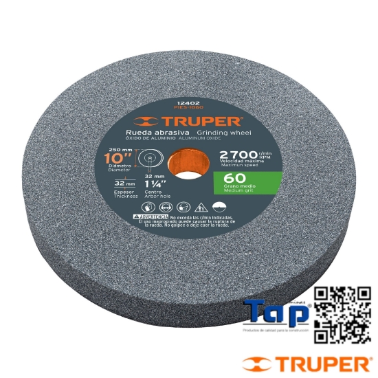 Imagen de PIEDRA P ESMERIL 10X031 1-1/4" OXIDO ALU GRANO 60