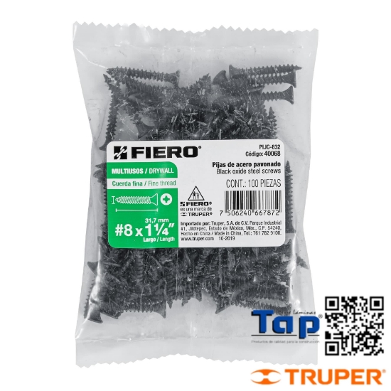 Imagen de PIJAS # 8X031 1-1/4" MULTIUSOS CUERDA CERRADA BOL 100