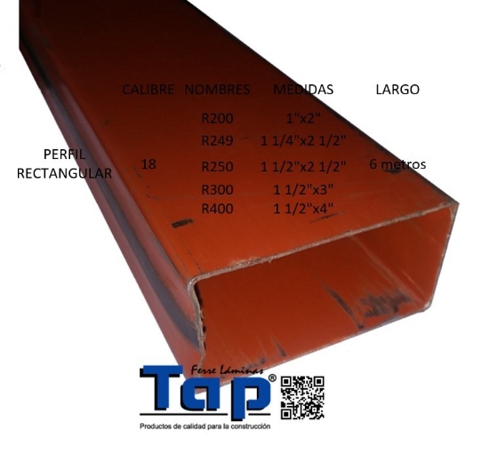 Imagen de PERFIL RECTANGULAR