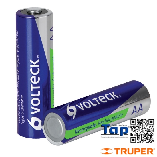 Imagen de PILAS AA RECARGABLES LARGA DURACION 2500 MAH BLISTER C 2