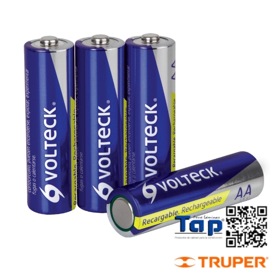 Imagen de PILAS AA RECARGABLES USO GENERAL 1300 MAH BLISTER C 4