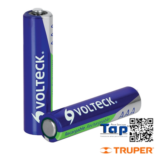 Imagen de PILAS AAA RECARGABLES LARGA DURACION 1000 MAH BLISTER C 2