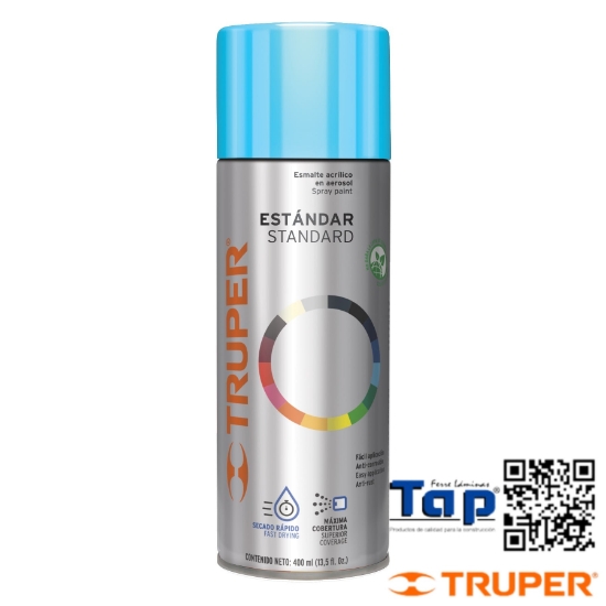 Imagen de PINTURA EN AEROSOL AZUL 400 ML TRUPER
