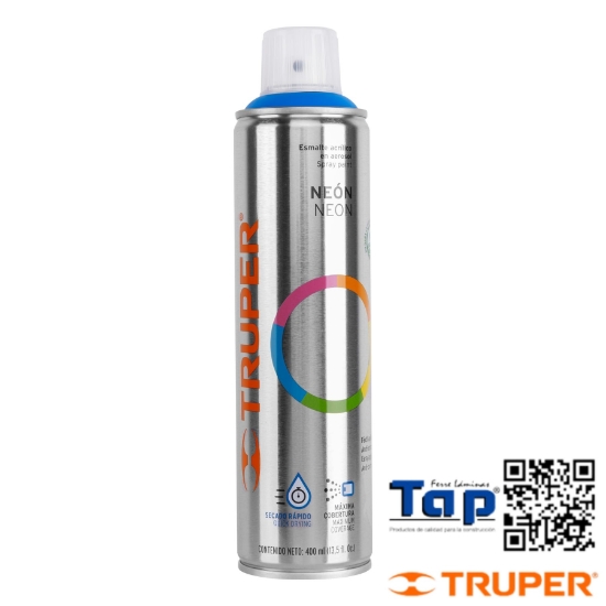 Imagen de PINTURA EN AEROSOL AZUL NEON TRUPER