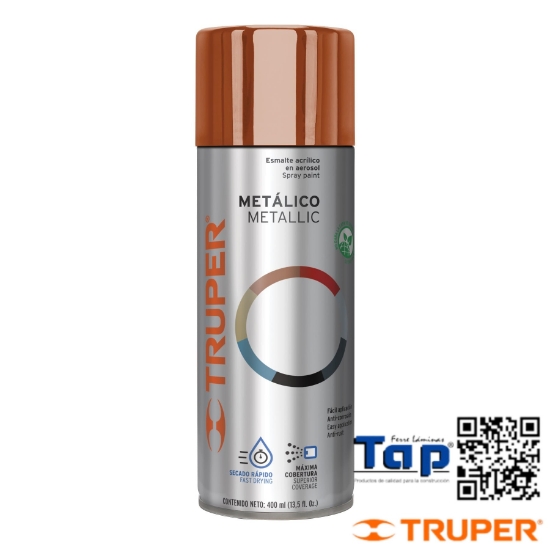 Imagen de PINTURA EN AEROSOL COBRE METALICO 400 ML TRUPER