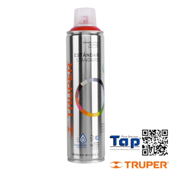 Imagen de PINTURA EN AEROSOL ROJO SEGURIDAD TRUPER