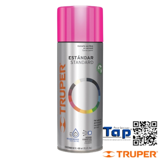 Imagen de PINTURA EN AEROSOL ROSA MEXICANO 400 ML TRUPER