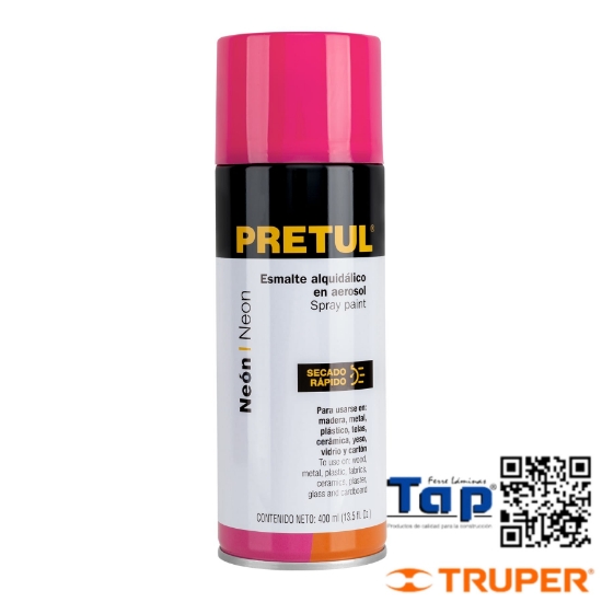 Imagen de PINTURA EN AEROSOL ROSA NEON PRETUL