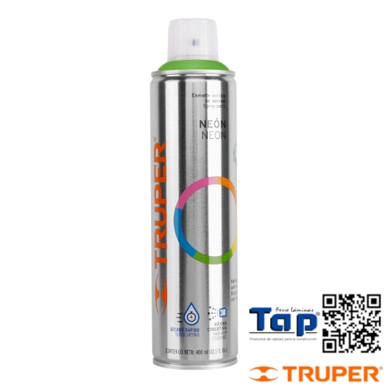 Imagen de PINTURA EN AEROSOL VERDE NEON TRUPER