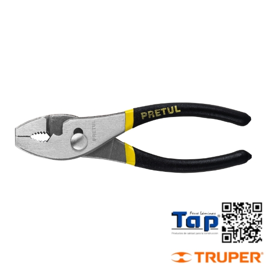 Imagen de PINZA  CHOFER 150 6" MANGO VINIL PRETUL
