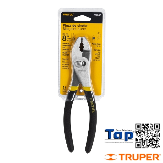 Imagen de PINZA CHOFER 250 10" MANGO VINIL PRETUL