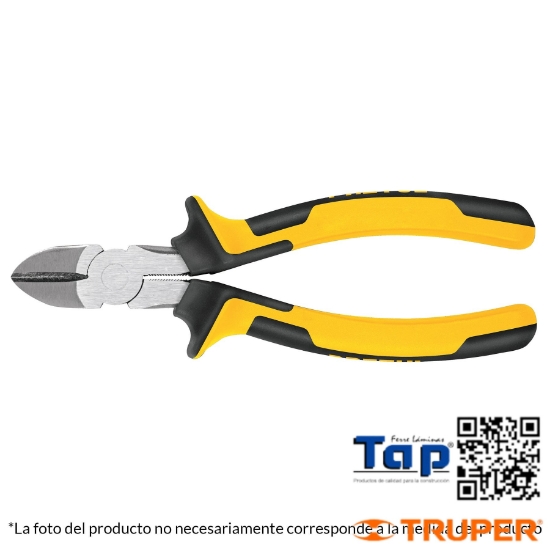 Imagen de PINZA CORTE DIAGONAL 150 6" MANGO COMFORTGRIP PRETUL