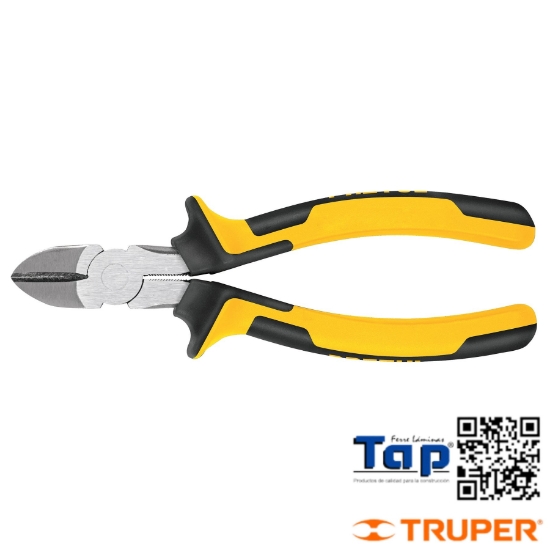 Imagen de PINZA CORTE DIAGONAL 200 8" MANGO COMFORT GRIP PRETUL