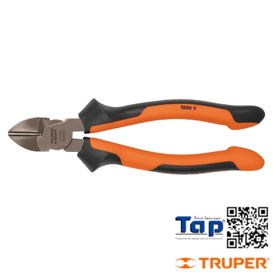 Imagen de PINZA CORTE DIAGONAL 200 8" MANGO COMFORTGRIP TRUPER EXPERT