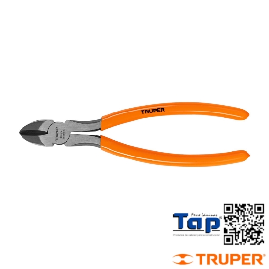 Imagen de PINZA CORTE DIAGONAL 200 8" MANGO PVC TRUPER