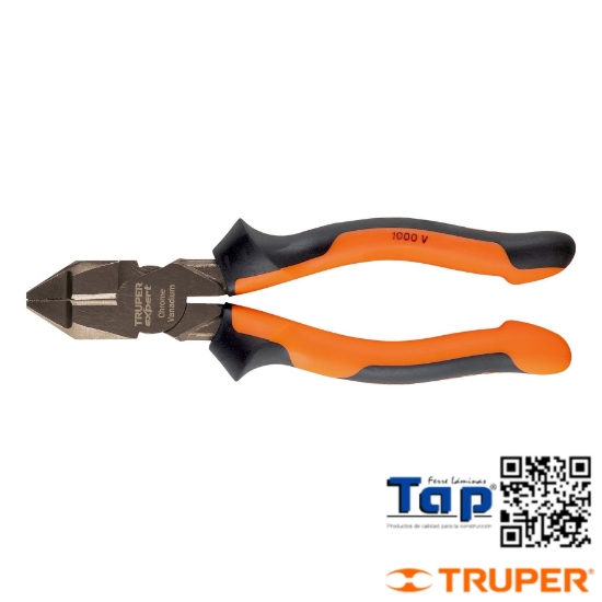 Imagen de PINZA P ELECTRICISTA 175 7" CABEZA CUA COMFORTGRIP