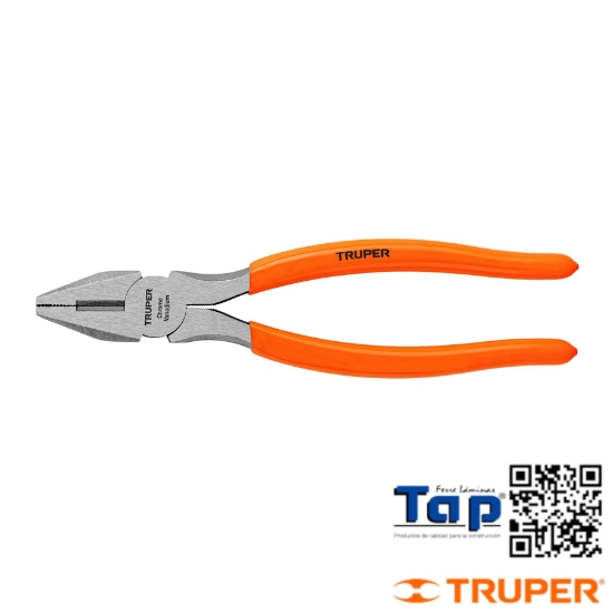 Imagen de PINZA P ELECTRICISTA 200 8" MANGO PVC TRUPER