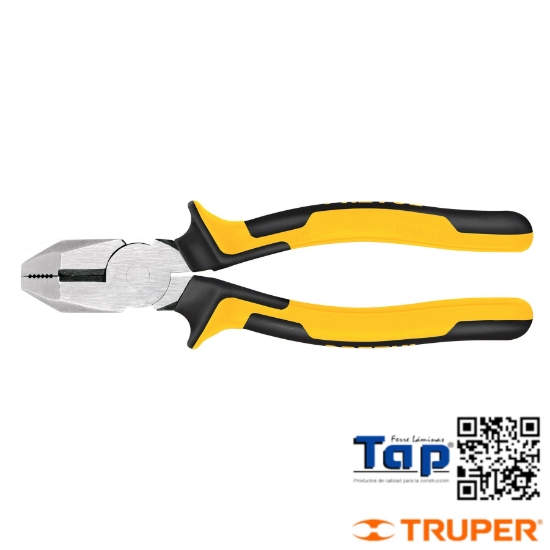 Imagen de PINZA P ELECTRICISTA 225 9" CABEZA CUA COMFORT GRIP PRETUL
