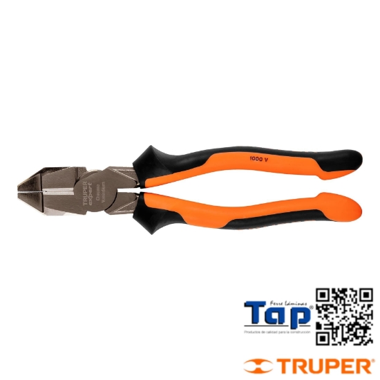 Imagen de PINZA P ELECTRICISTA 225 9" CABEZA CUA COMFORTGRIP