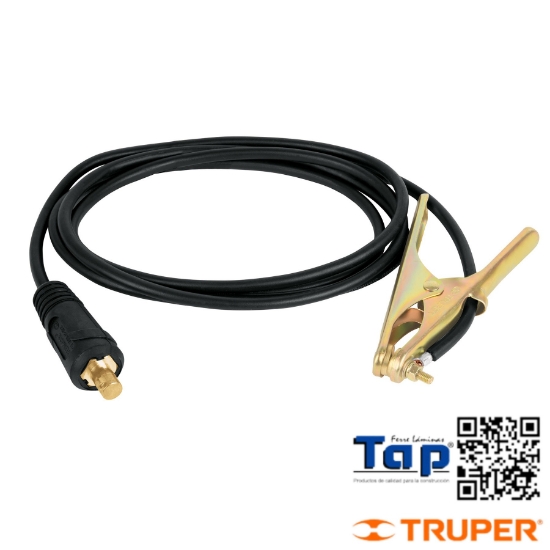 Imagen de PINZA P TIERRA Y CABLE SISTEMA CAMBIO RAPIDO TRUPER