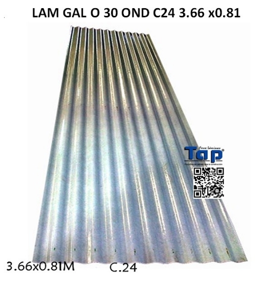 Imagen de LAM GAL O 30 OND C24 3.66 x0.81
