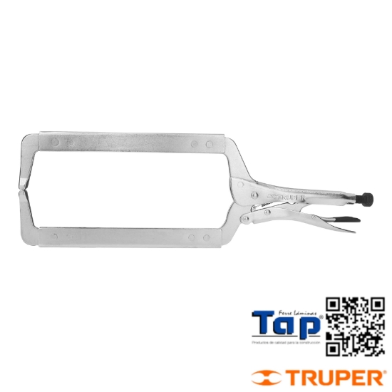 Imagen de PINZA PRESION 450 18" T "C" C MORDAZA FIJA TRUPER